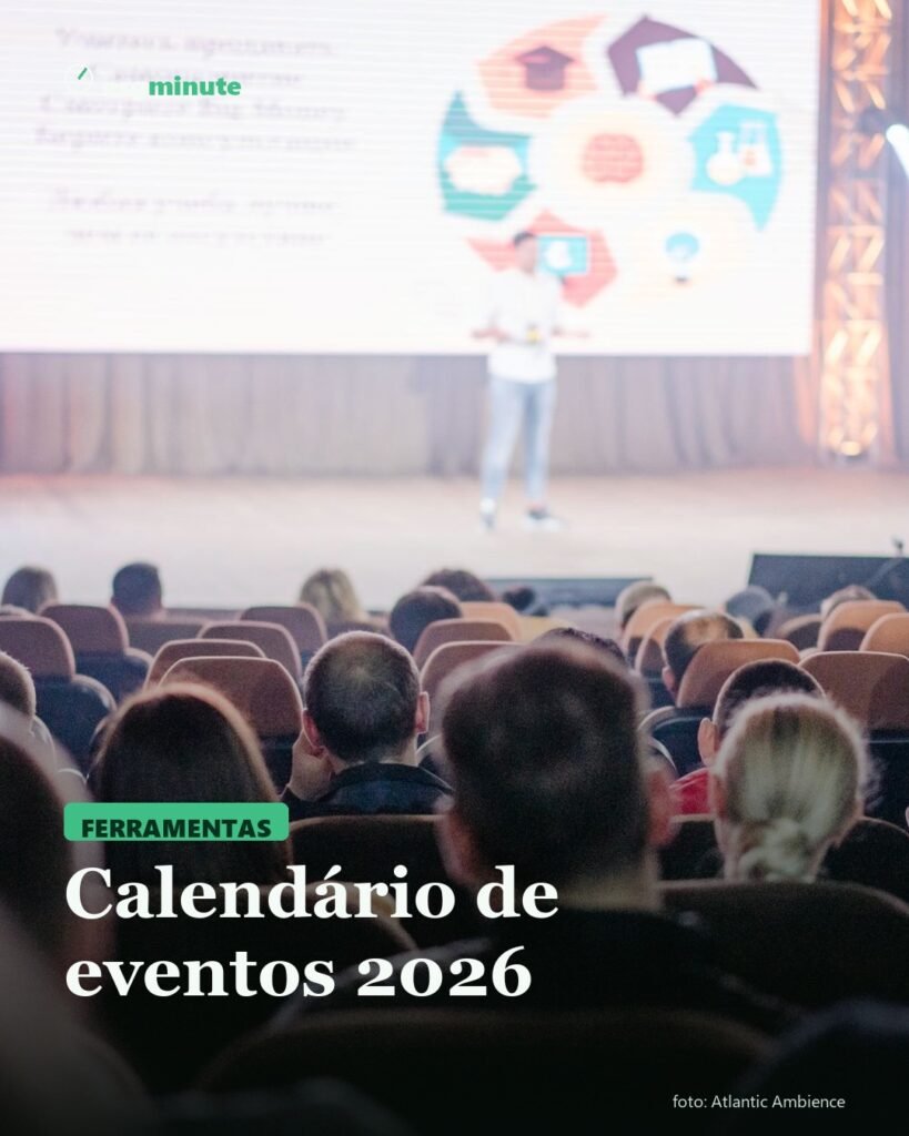 Calendário de eventos 2026