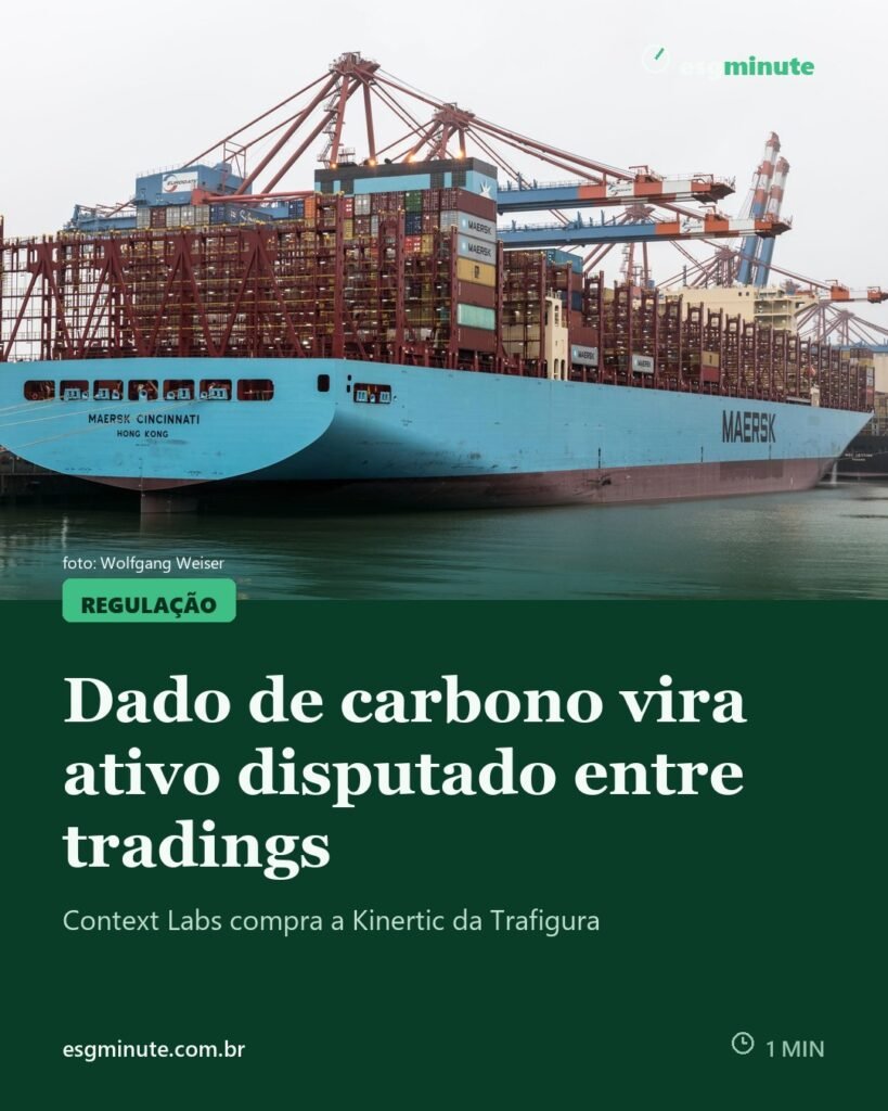 Context Labs compra plataforma de dados de carbono Kinertic da Trafigura