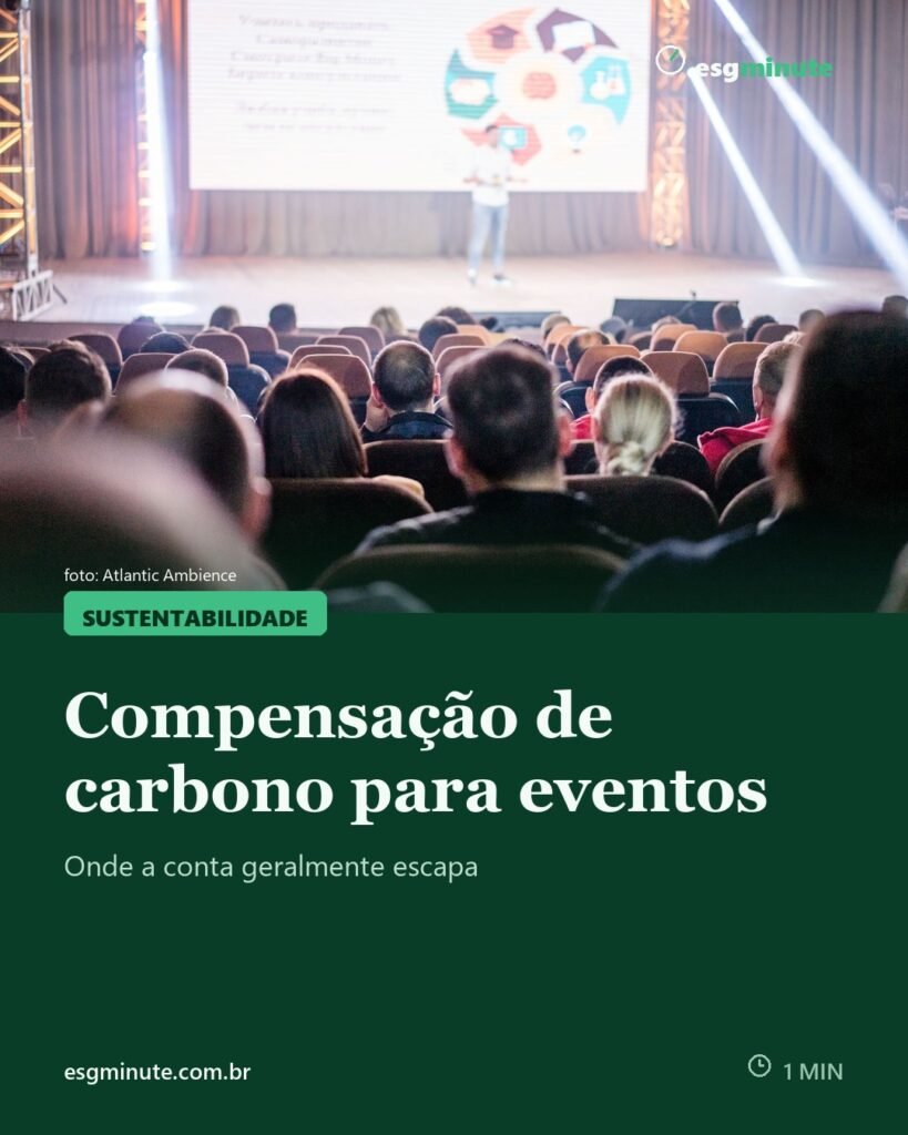 Compensação de carbono para eventos: o guia para produtores