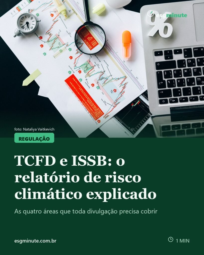 TCFD e ISSB: o que são e o que muda no relatório de risco climático